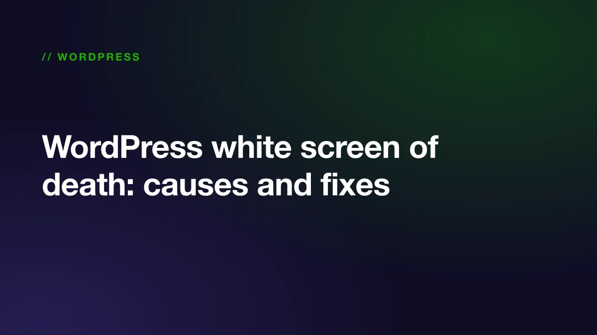 A blank white WordPress page being diagnosed over FTP
