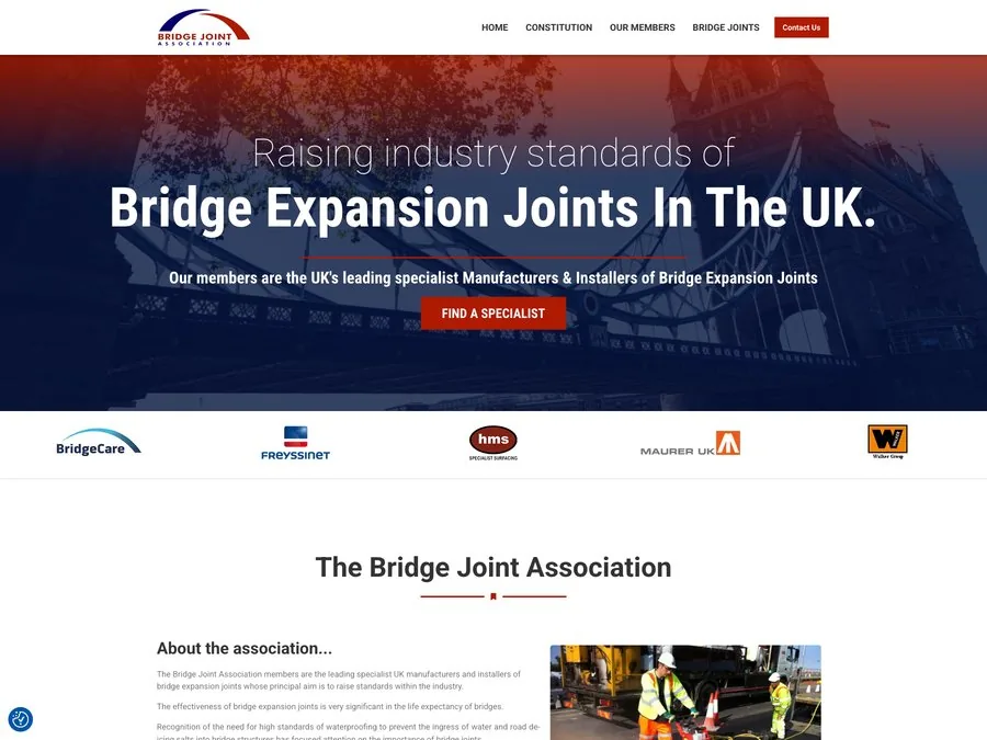 The Bridge Joint Association website homepage