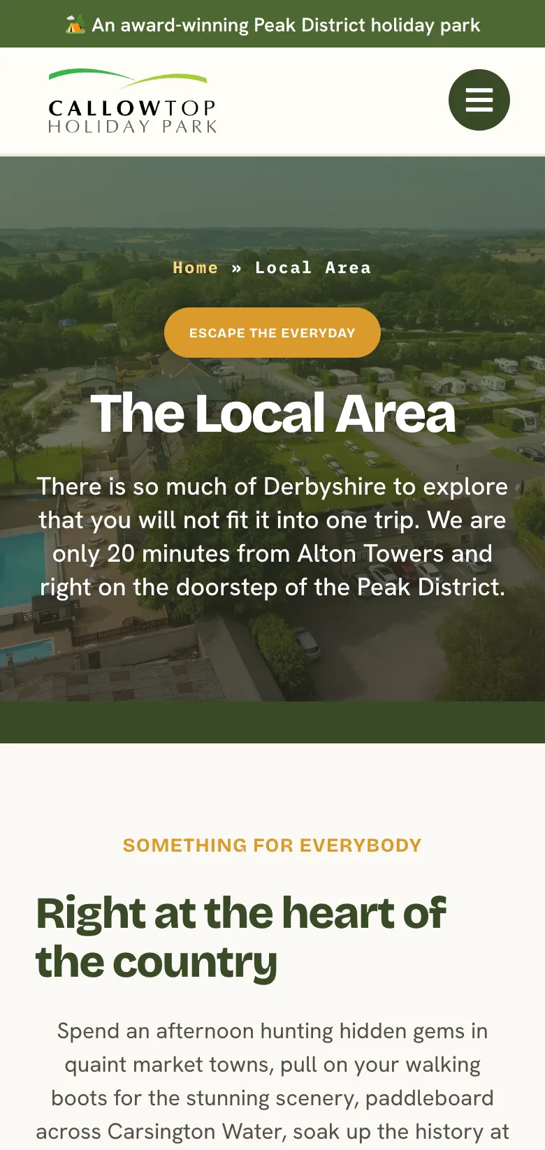 The local area guide on mobile