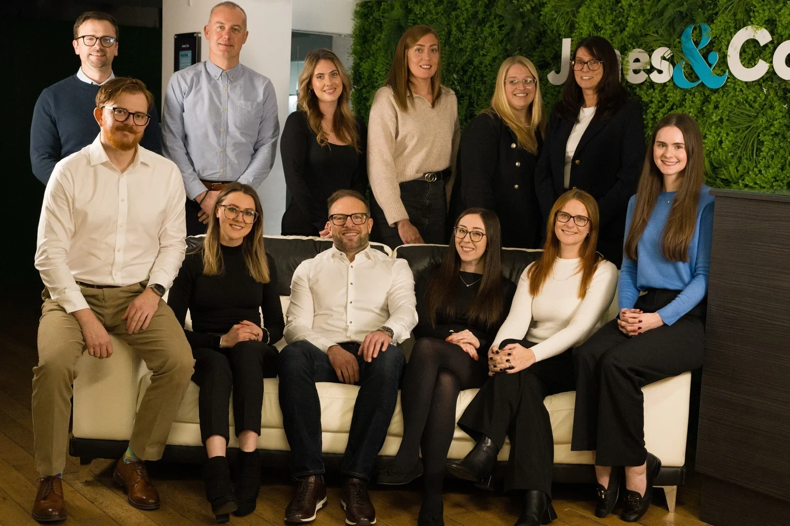 The Jones & Co team at their Chesterfield office