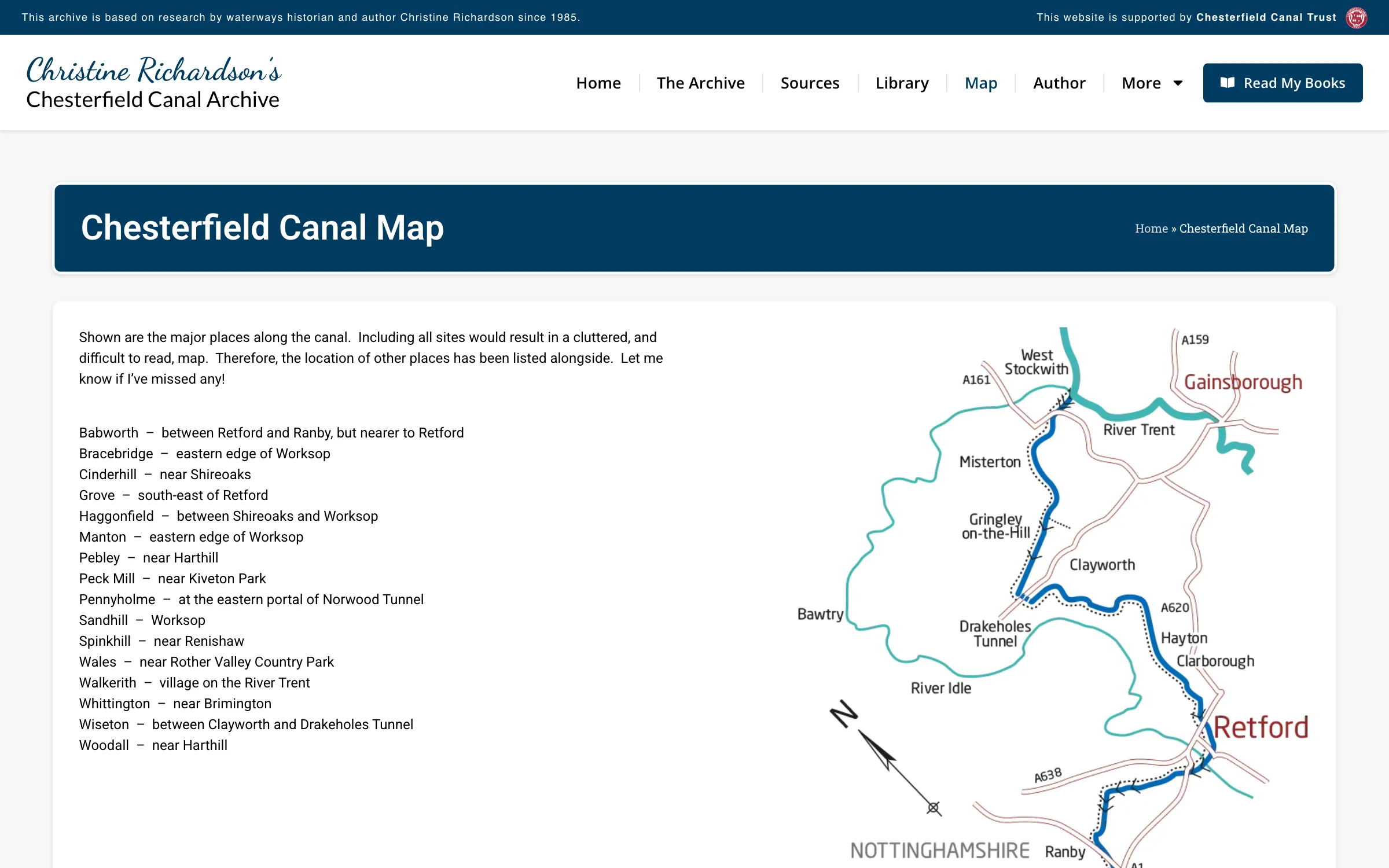 The canal map