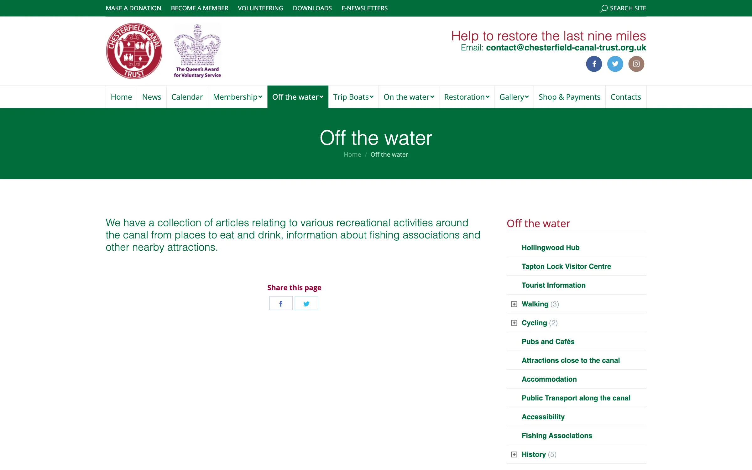 The off-the-water guide