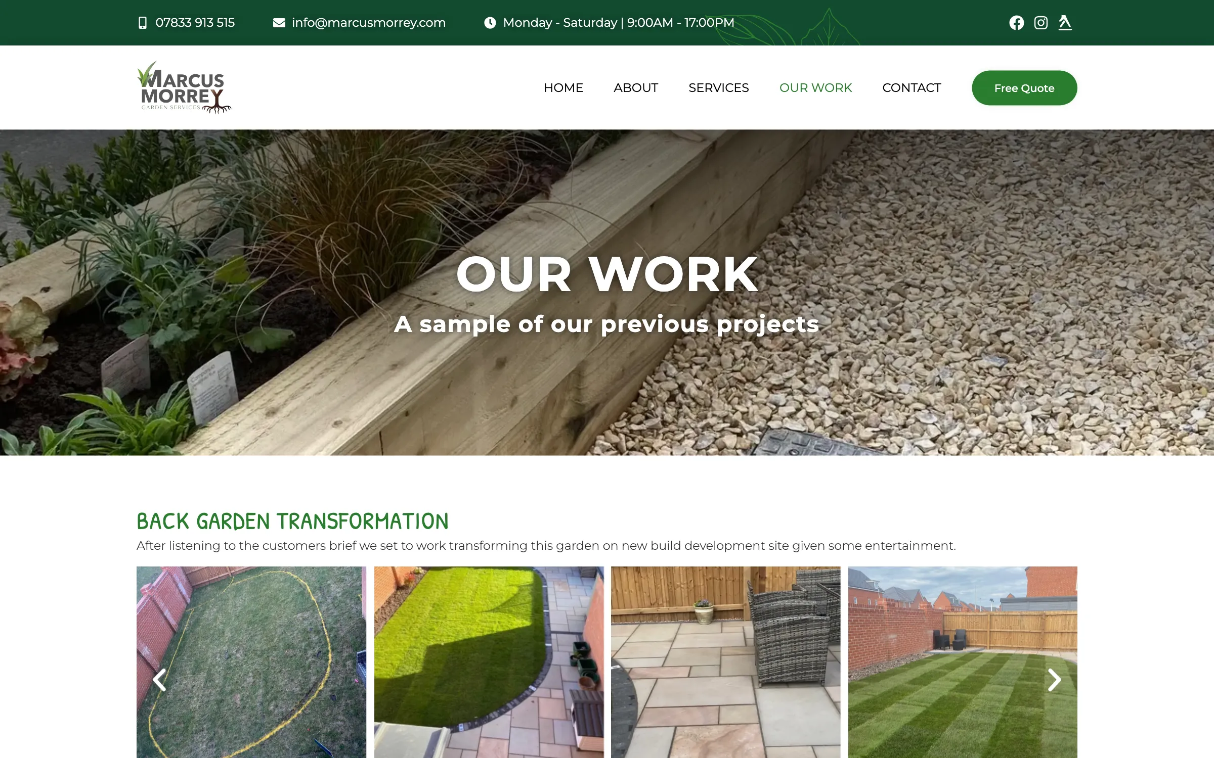 The garden work gallery