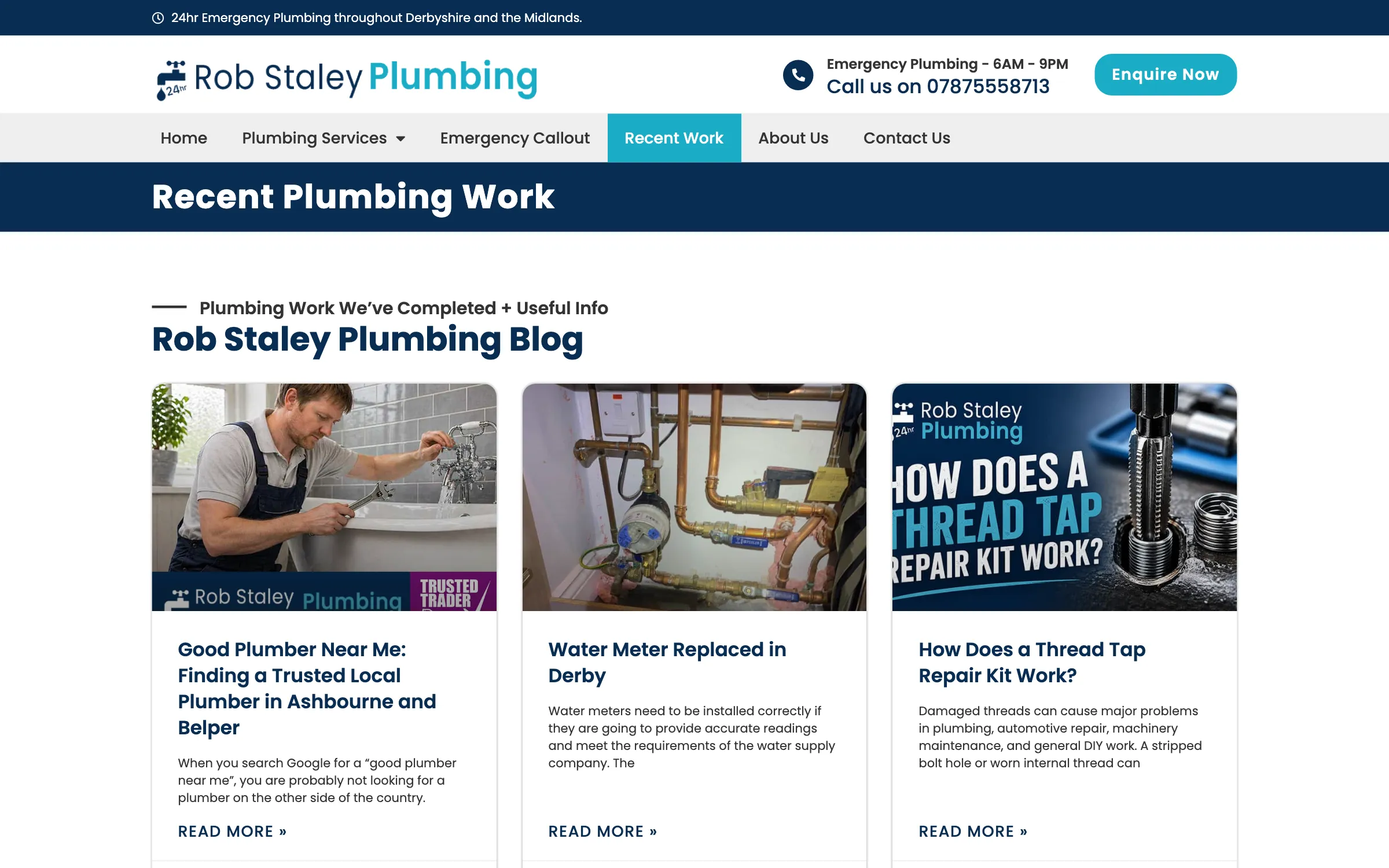The recent work blog